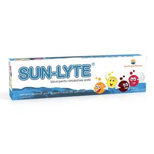 Sun-Lyte saruri de rehidratare, 8 plicuri, Sun Wave Pharma