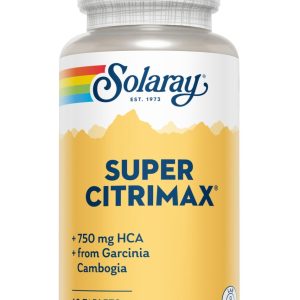 Super CitriMax (Garcinia cambogia) 750mg, Solaray, 60 tablete, Secom