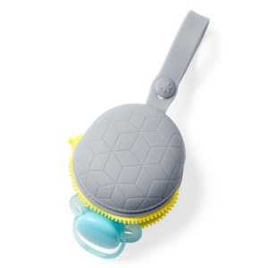 Suport 2 suzete silicon grey, 500125, Skip Hop