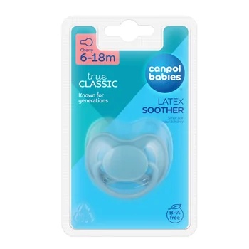 Suzeta din latex rotunda 6-18 luni 23/224_BLU – Canpol babies