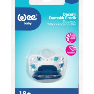 Suzeta silicon ortodontica cu desen, 18 luni, 835, Wee Baby