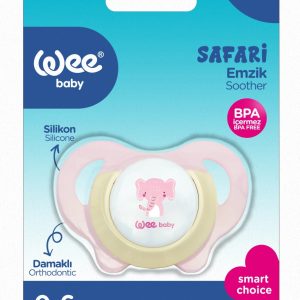 Suzeta silicon ortodontica safari 0-6luni, 946, Wee Baby