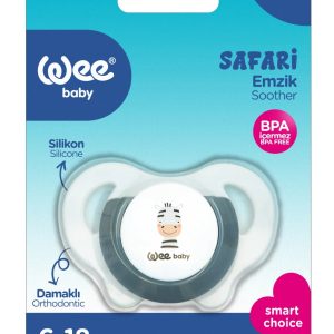 Suzeta silicon ortodontica safari 6-18 luni, 947, Wee Baby