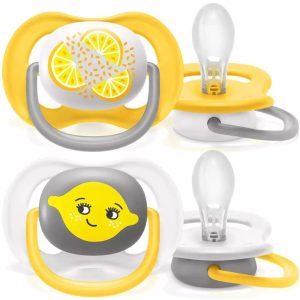 Suzete din silicon Ultra Air Happy 6-18l, 2 bucati, SCF080/18, Avent