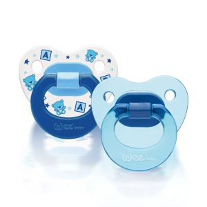 Suzete silicon ortodontice 6-18luni, 2 bucati, 438, Wee Baby