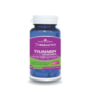 Sylimarin Detox Forte, 60 capsule, Herbagetica