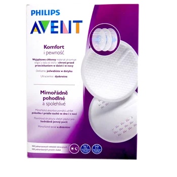 Tampoane de unica folosinta pentru sani SCF254/13, 100 bucati