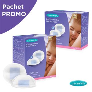 Tampoane pentru san, Pachet promo 60 bucati + 24 bucati, Lansinoh