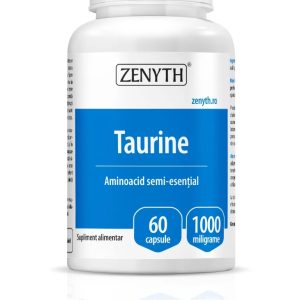 Taurine, 1000mg, 60 capsule, Zenyth