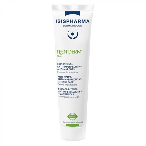 Teen Derm A.Z – Crema cu acid azelaic 15% pentru ten mixt si gras – 30 ml, IsisPharma