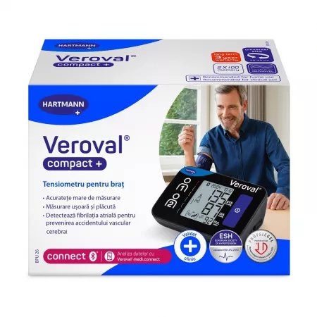 Tensiometru pentru brat Veroval Compact, BPU26, Hartmann