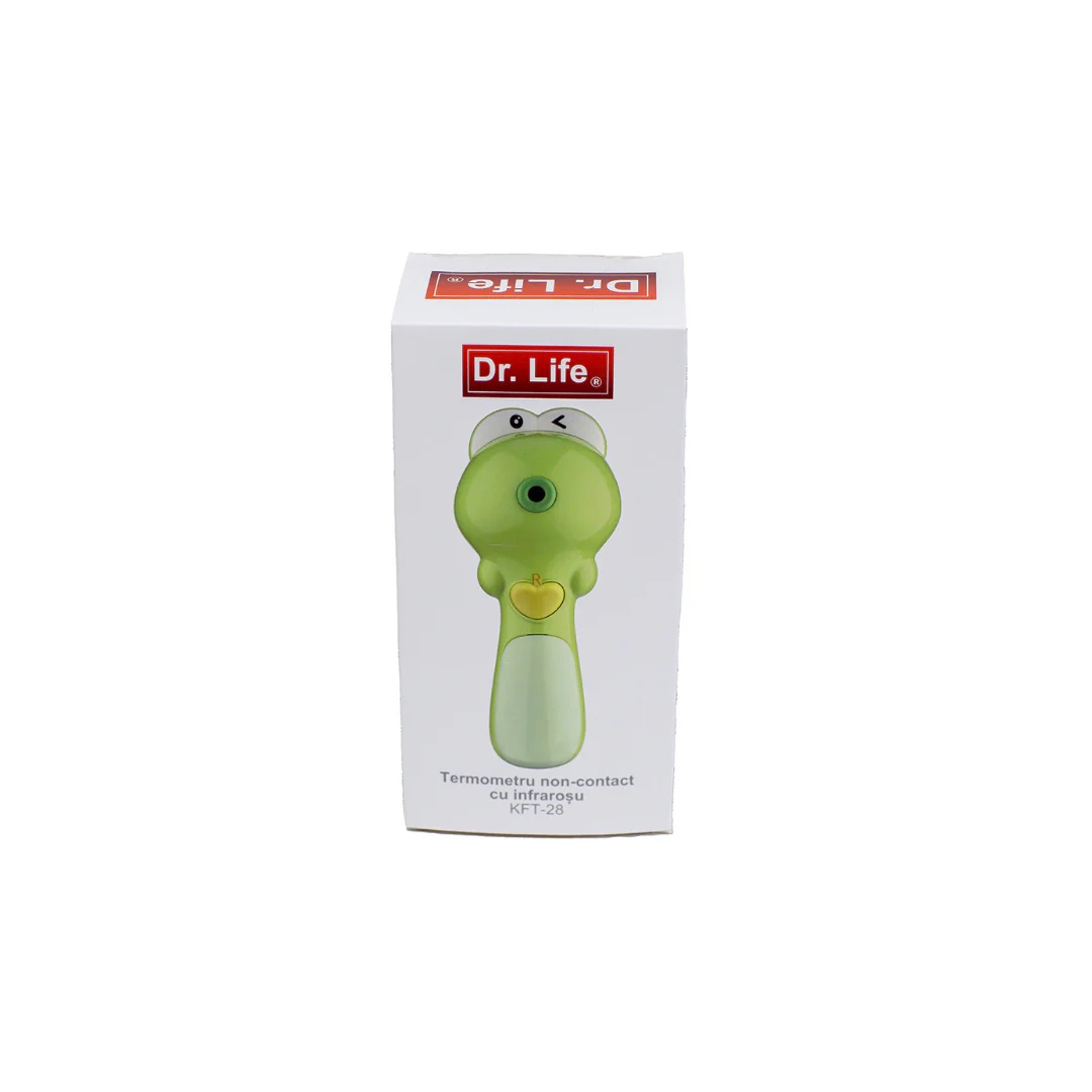Termometru infrarosu copii Dr. Life KFT-28 | Non-Contact, Broscuta