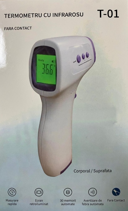 Termometru Infrarosu fara contact T-01