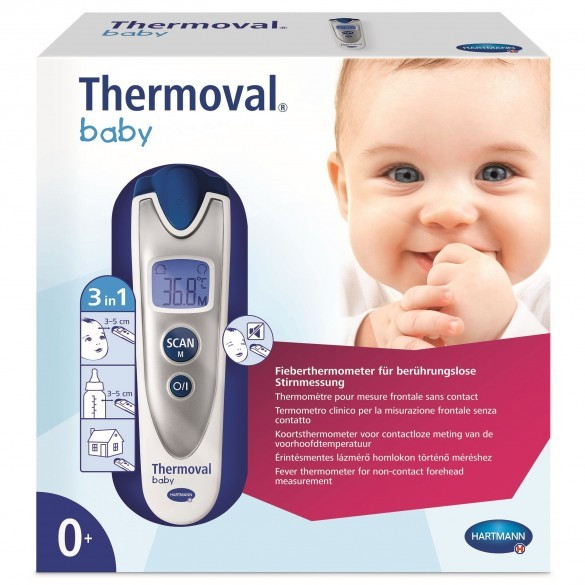 Termometru Non-Contact Thermoval Baby, Infrarosu 3 in 1, Hartmann