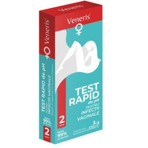 Test de pH pentru infectii vaginale, 2 teste, Veneris