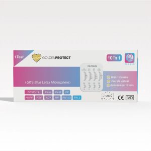 Test Rapid COVID19 COMBO 10 in1 infectii respiratorii + HMPV, Golden Protect