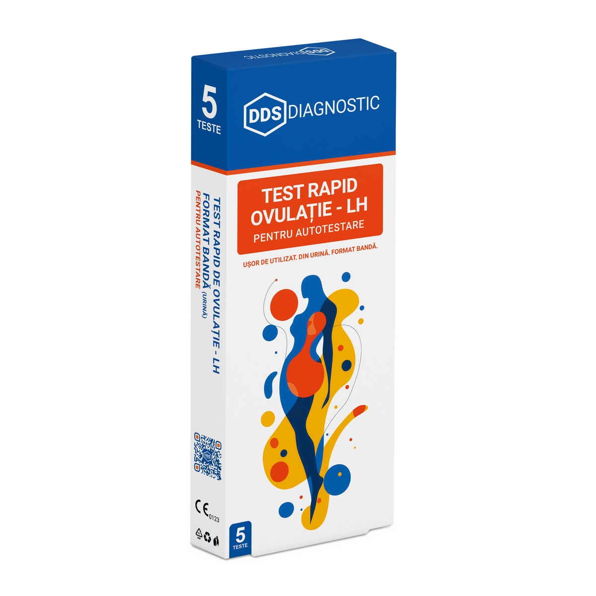Test rapid de ovulație LH – format bandă (urină), Autotestare, 5 teste/kit
