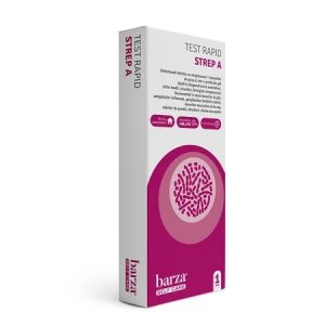 Test rapid pentru streptococ Strep A, 1 bucata, Barza
