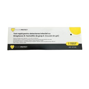 Test rapid Streptococ A, 1test, Golden Protect