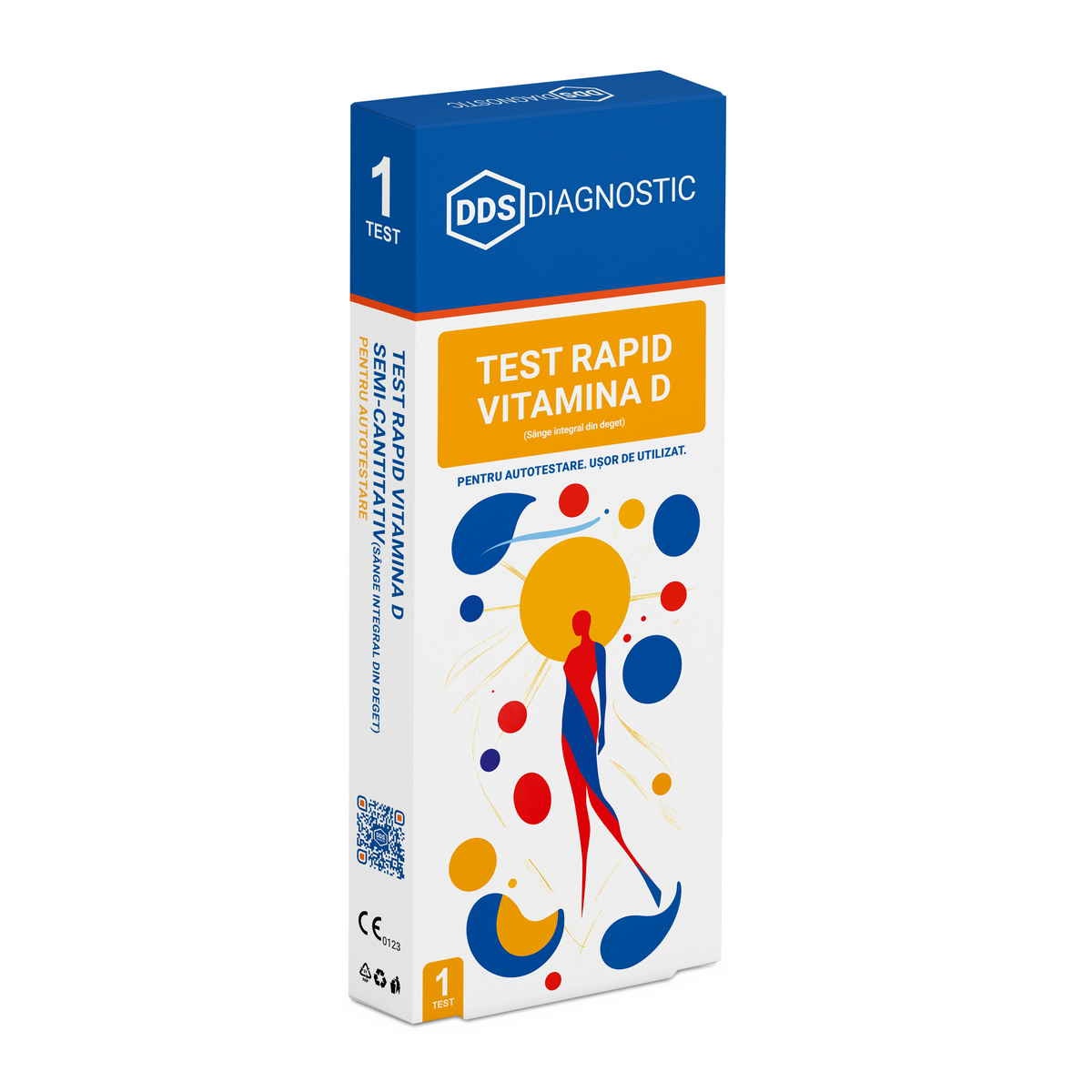Test Rapid Vitamina D Semicantitativ – Autotestare din sange capilar, 1 test