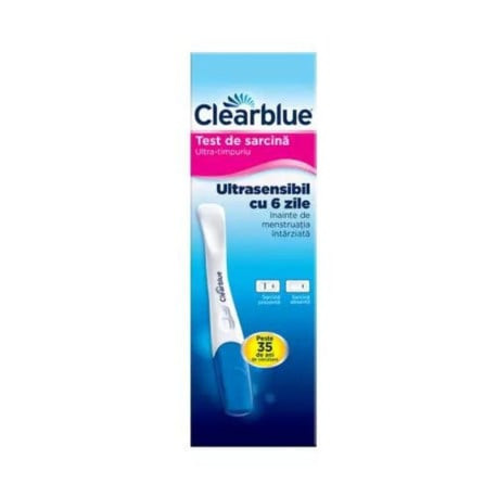 Test sarcina ultrasensibil, 1 Test, Clearblue