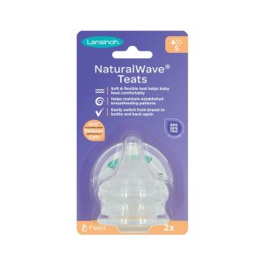 Tetina cu flux lent, 2 bucati, Lansinoh