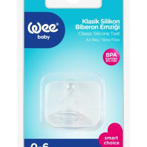 Tetina silicon rotunda 0-6 luni, 1 bucata, 866, Wee Baby