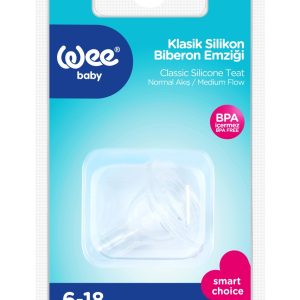 Tetina silicon rotunda 6-18l, 1bucata, 821, Wee Baby