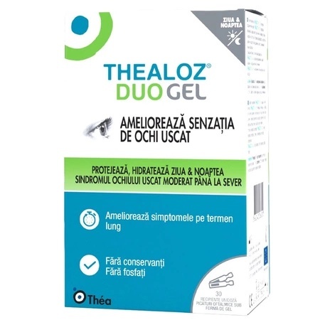 Thealoz Duo gel oftalmic, 30 monodoze, Thea