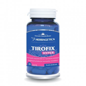 Tirofix Hyper, 30 capsule, Herbagetica
