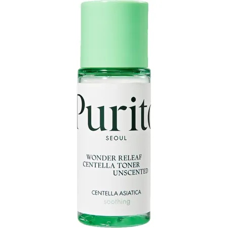 Toner vegan de față fără parfum Wonder Releaf Centella, 30 ml, Purito