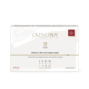 Tratament Crescina Transdermic Re-Growth HFSC 1300 pentru femei, 5 fiole, Labo
