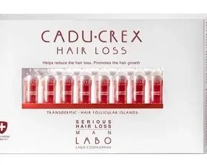 Tratament impotriva caderii parului stadiu sever pentru barbati Cadu-Crex, 40 fiole x 3.5 ml, Labo