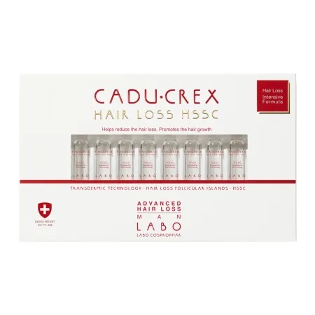Tratament impotriva caderii severe a parului pentru barbati, 20 fiole, Cadu-Crex