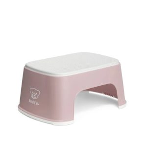 Treapta inaltator baie Powder Pink/White, 061264A, BabyBjorn