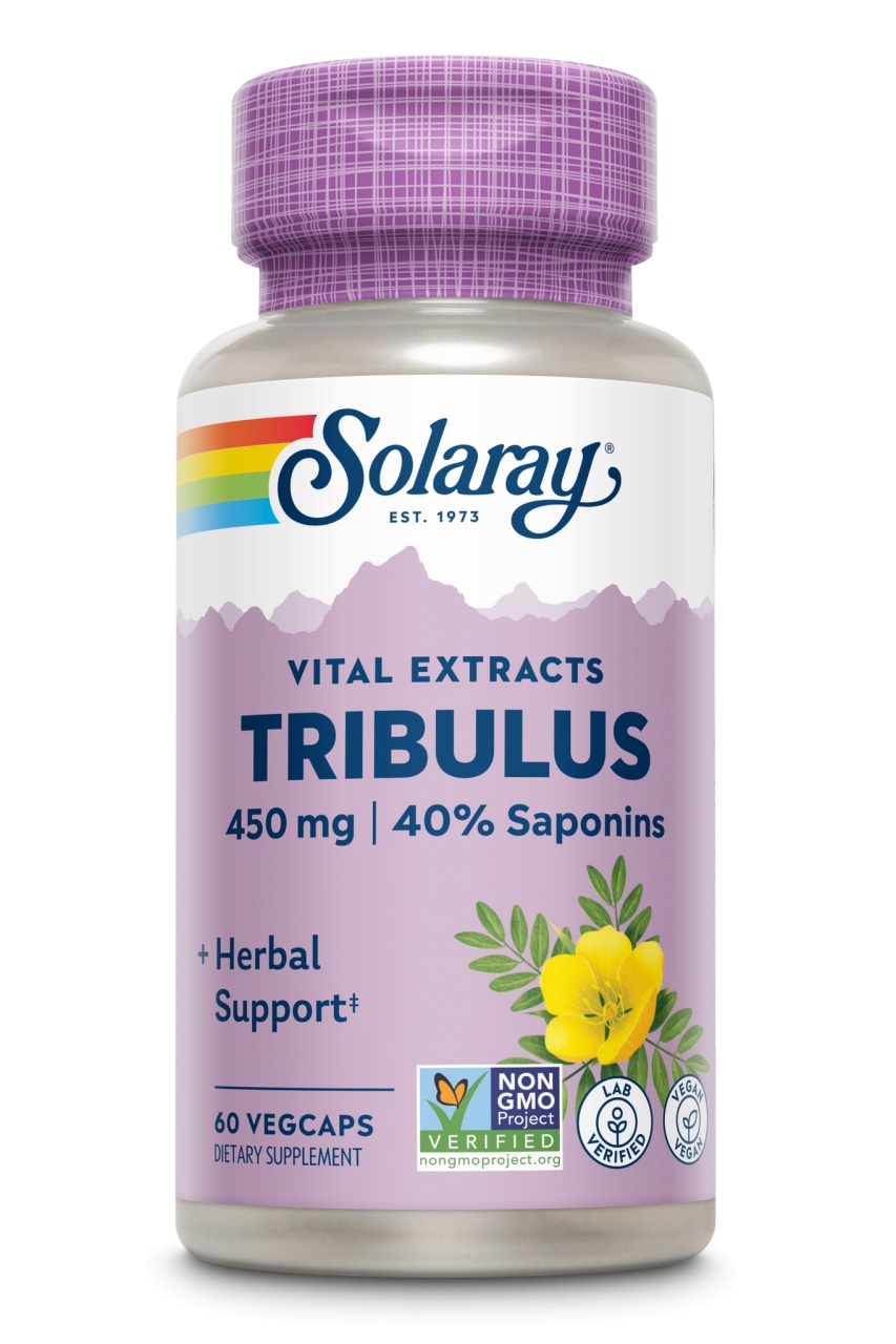 Tribulus Fruit Extract 450mg 60 Caps Vegetale, Secom