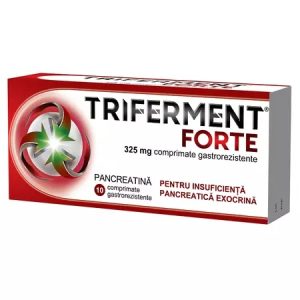 Triferment Forte 325mg, 10 comprimate, Biofarm