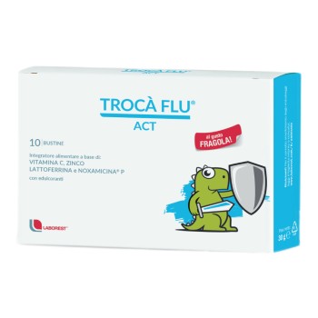 Troca Flu act, 10 plicuri Uriach
