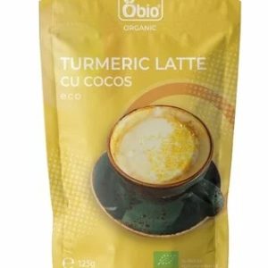 Turmeric latte cu cocos bio, 125g, Obio