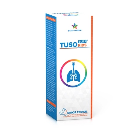 Tuso Kid Bleu – Sirop pentru copii, 200 ml