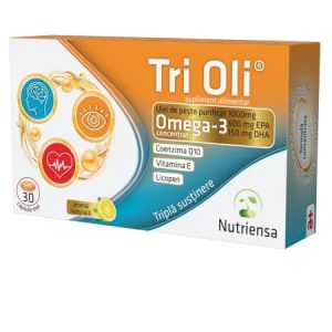 Ulei de peste Tri Oli, 30 capsule moi, Antibiotice SA