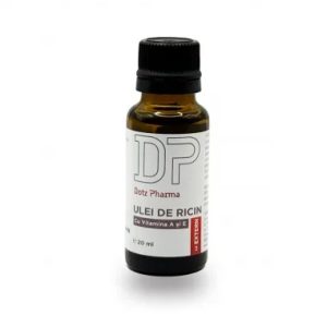 Ulei de ricin cu vitamina A si E, 20ml, Dotz Pharma