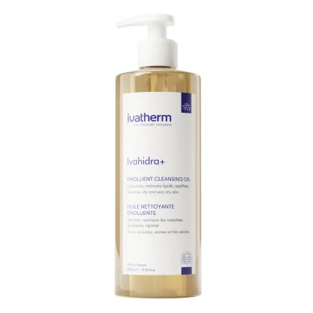 Ulei de spalare emolient Ivahidra+ piele uscata 400 ml, Ivatherm