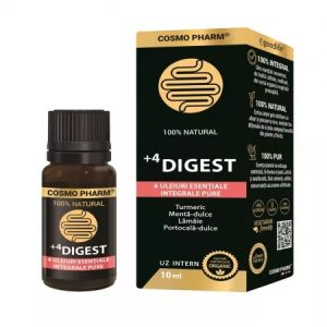 Ulei esential +4 Digest, 10ml, Cosmopharm