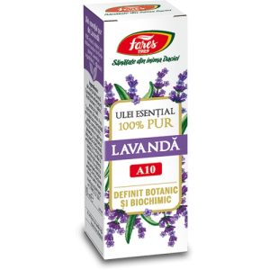Ulei esential de lavanda A10, 10 ml, Fares