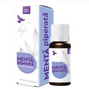 Ulei esential integral de Menta Piperata, 10 ml, Bionovativ