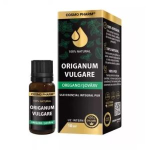 Ulei esential integral de oregano Origanum vulgare, 10ml, Cosmopharm