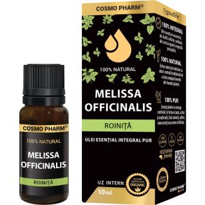 Ulei esential integral de roinita Melissa officinalis, 10ml, Cosmopharm