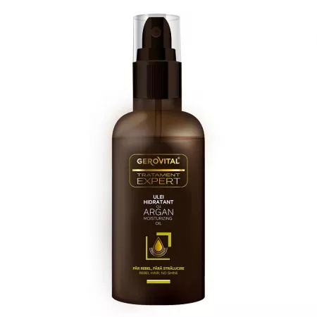 Ulei hidratant cu argan – Gerovital Tratament Expert, 100 ml