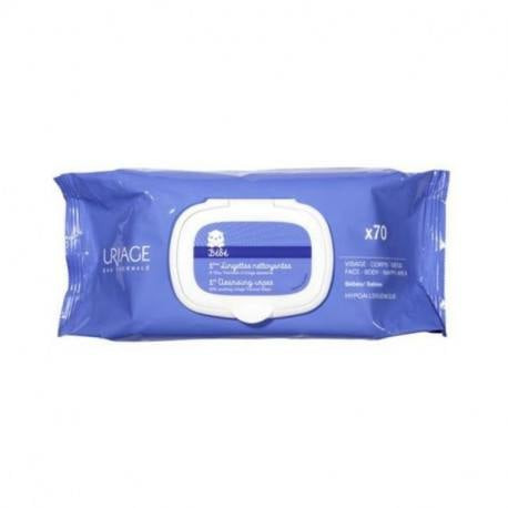 URIAGE 1er BEBE Servetele de curatare cu apa termala 70buc